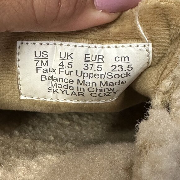 Blowfish Malibu Skylar Women's size 7 Fleeced Ivory Mules - Picture 8 of 8